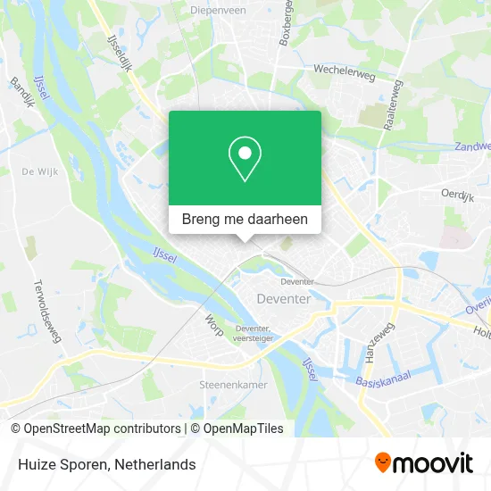 Huize Sporen kaart