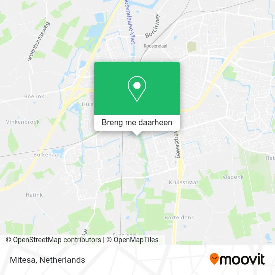 Mitesa kaart
