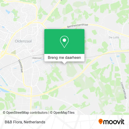 B&B Flora kaart