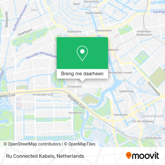 Ru Connected Kabels kaart