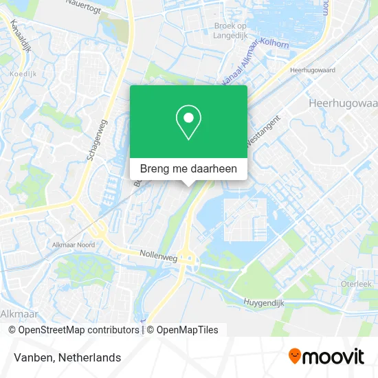 Vanben kaart