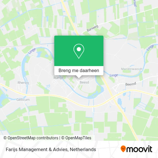 Farijs Management & Advies kaart