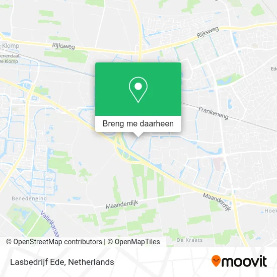 Lasbedrijf Ede kaart