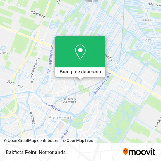 Bakfiets Point kaart