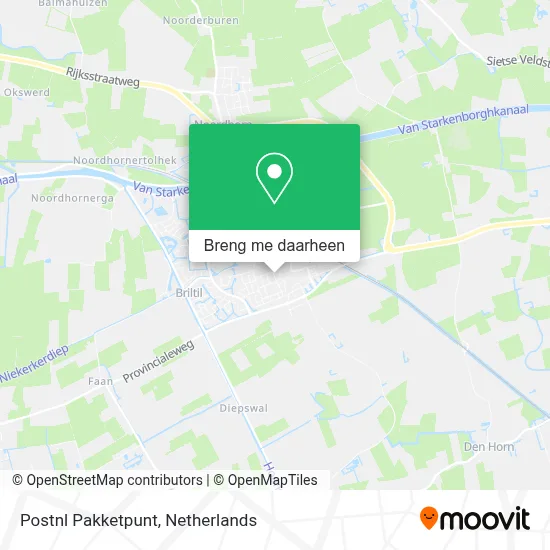 Postnl Pakketpunt kaart