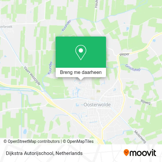 Dijkstra Autorijschool kaart