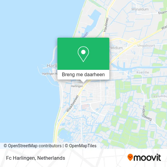 Fc Harlingen kaart
