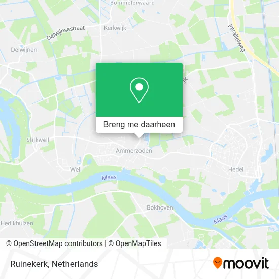 Ruinekerk kaart
