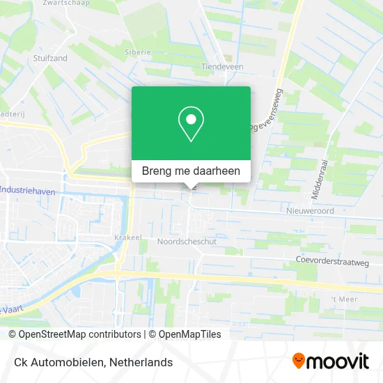 Ck Automobielen kaart