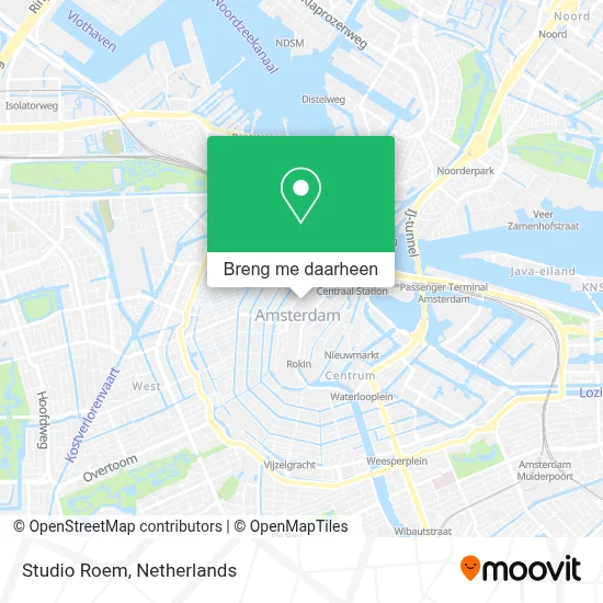 Studio Roem kaart