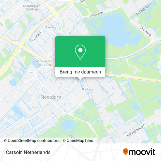 Carsoir kaart