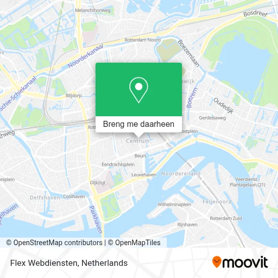 Flex Webdiensten kaart