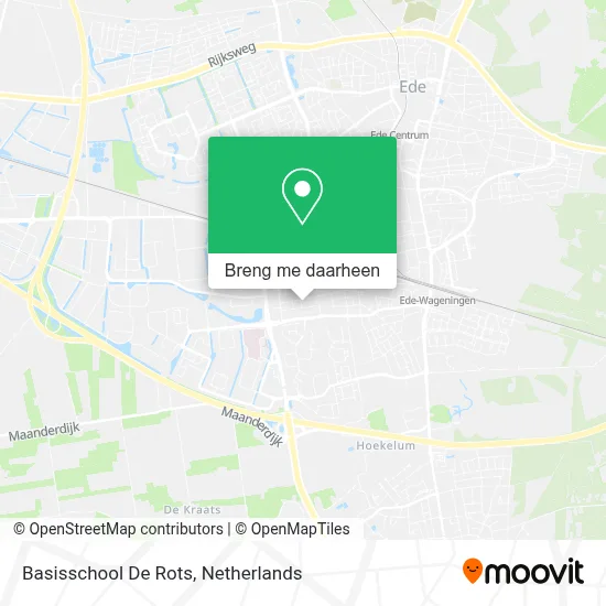 Basisschool De Rots kaart