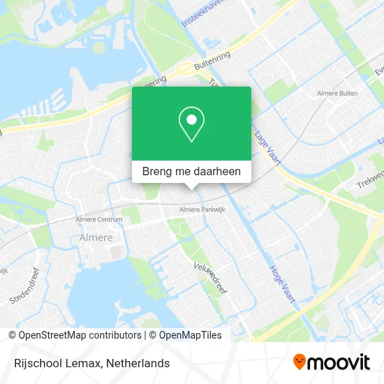 Rijschool Lemax kaart