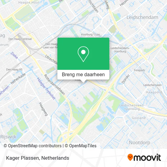 Kager Plassen kaart
