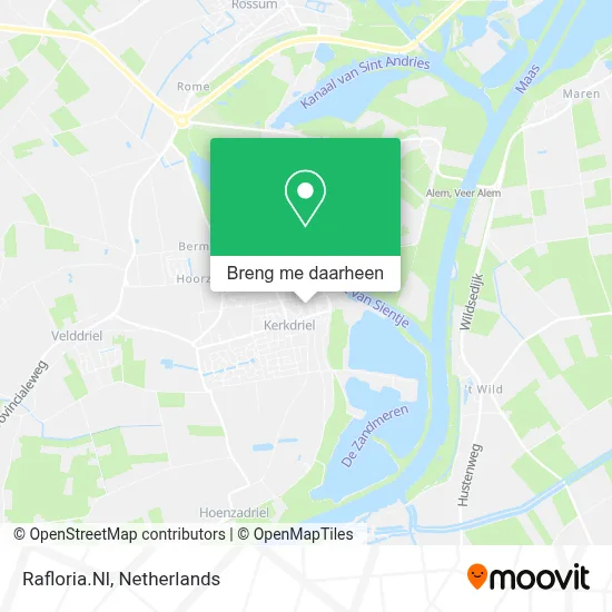 Rafloria.Nl kaart