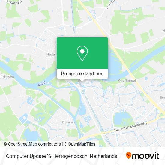 Computer Update 'S-Hertogenbosch kaart