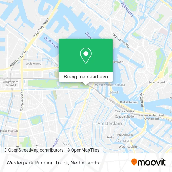Westerpark Running Track kaart