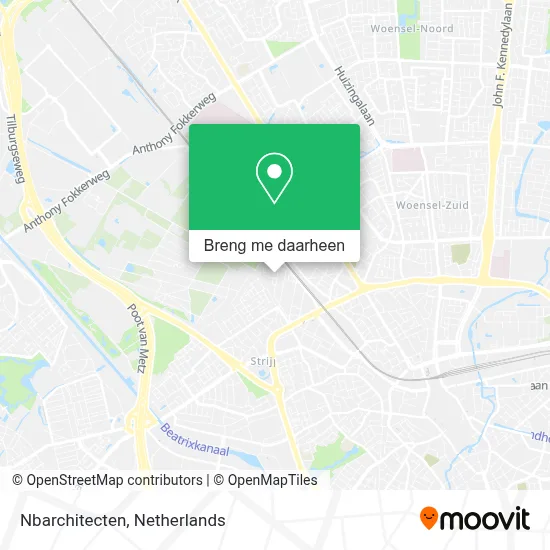 Nbarchitecten kaart