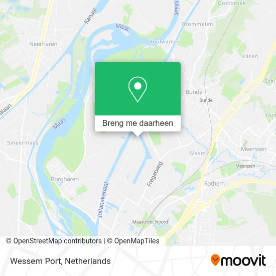 Wessem Port kaart
