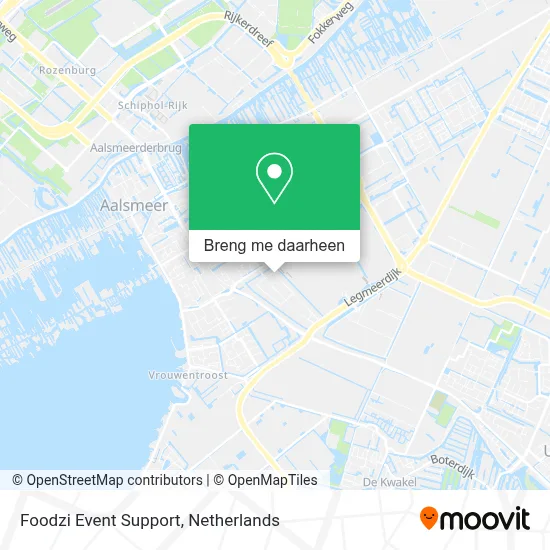 Foodzi Event Support kaart