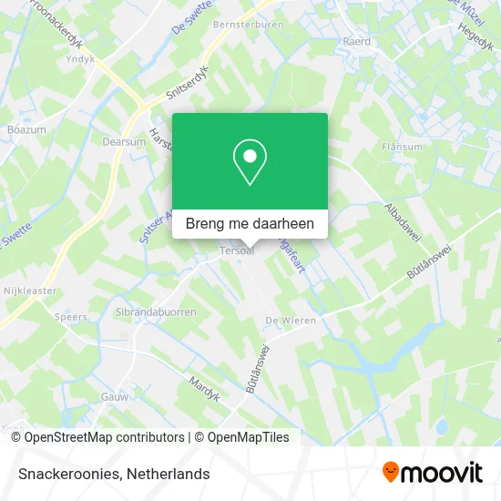 Snackeroonies kaart