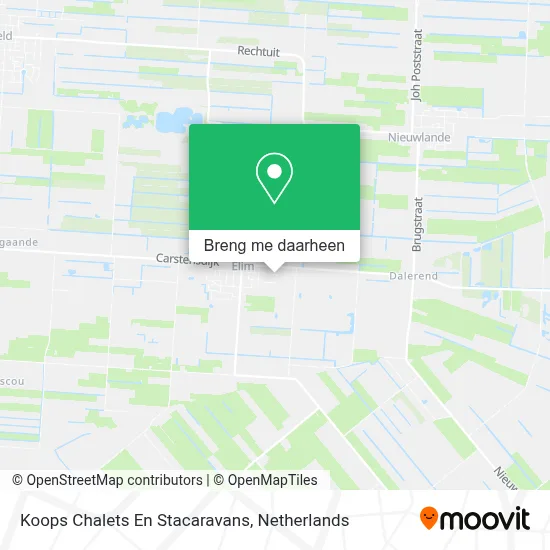 Koops Chalets En Stacaravans kaart