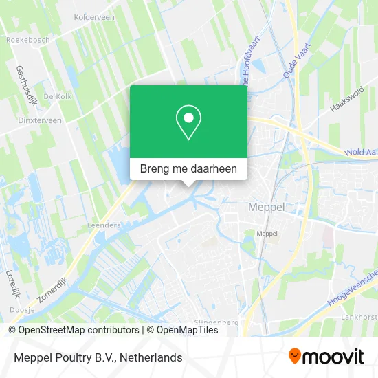 Meppel Poultry B.V. kaart
