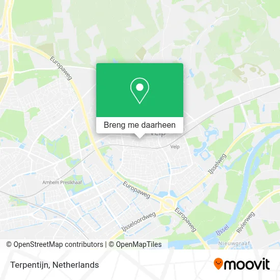 Terpentijn kaart