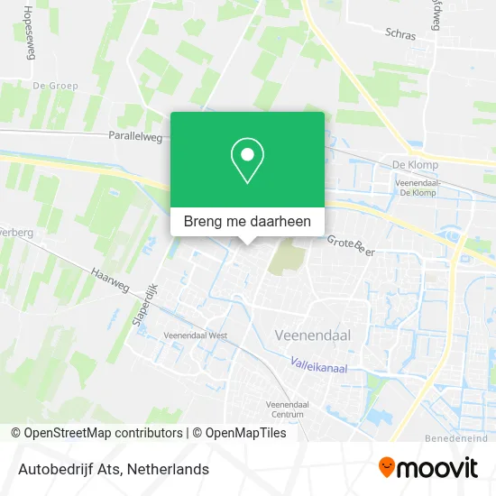 Autobedrijf Ats kaart
