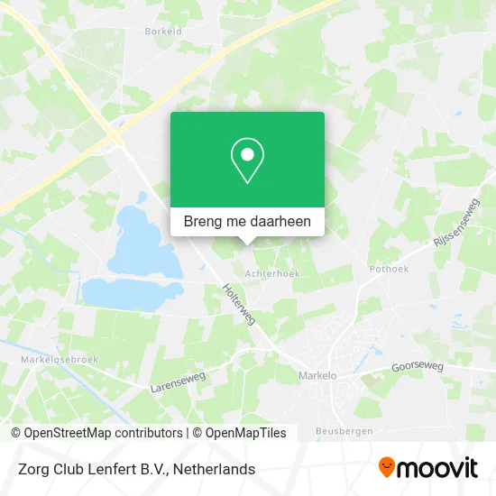 Zorg Club Lenfert B.V. kaart
