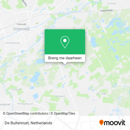 De Buitenrust kaart