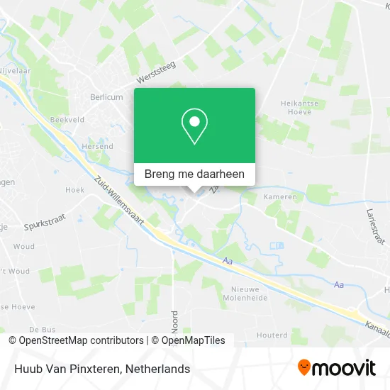 Huub Van Pinxteren kaart