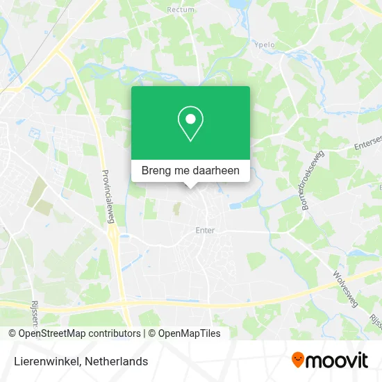Lierenwinkel kaart