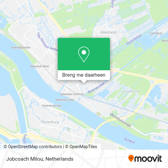 Jobcoach Milou kaart