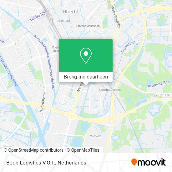 Bode Logistics V.O.F. kaart