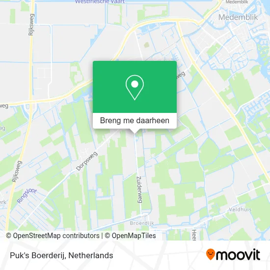 Puk's Boerderij kaart