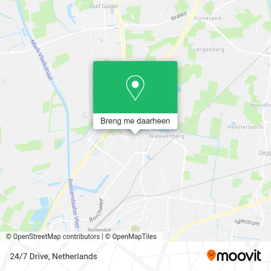 24/7 Drive kaart