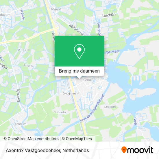 Axentrix Vastgoedbeheer kaart