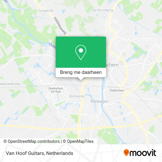 Van Hoof Guitars kaart