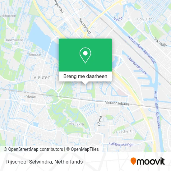 Rijschool Selwindra kaart