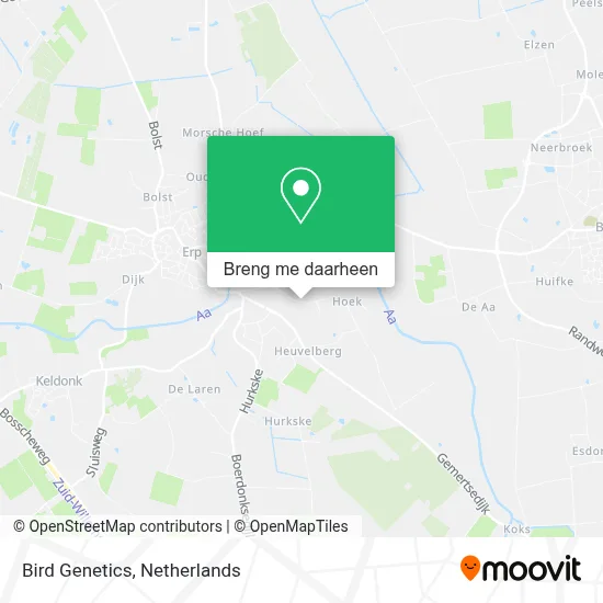 Bird Genetics kaart