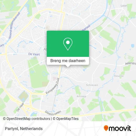 Partynl kaart