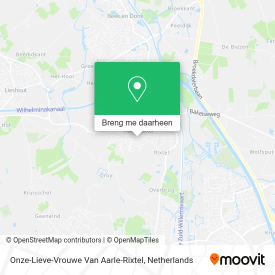 Onze-Lieve-Vrouwe Van Aarle-Rixtel kaart