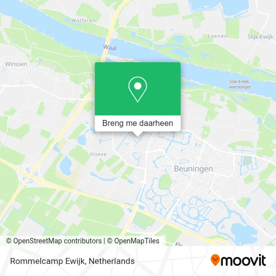 Rommelcamp Ewijk kaart
