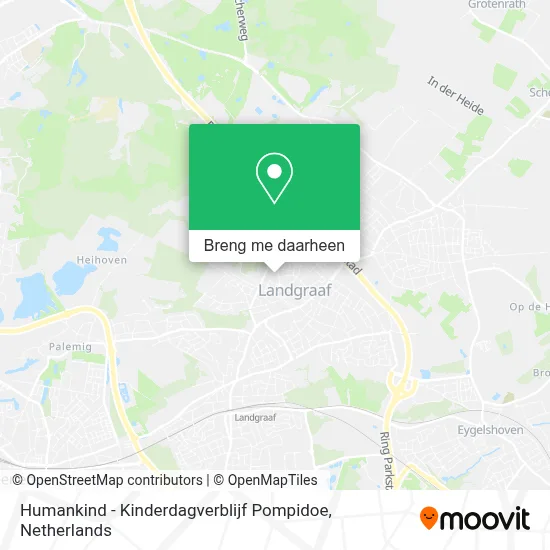 Humankind - Kinderdagverblijf Pompidoe kaart