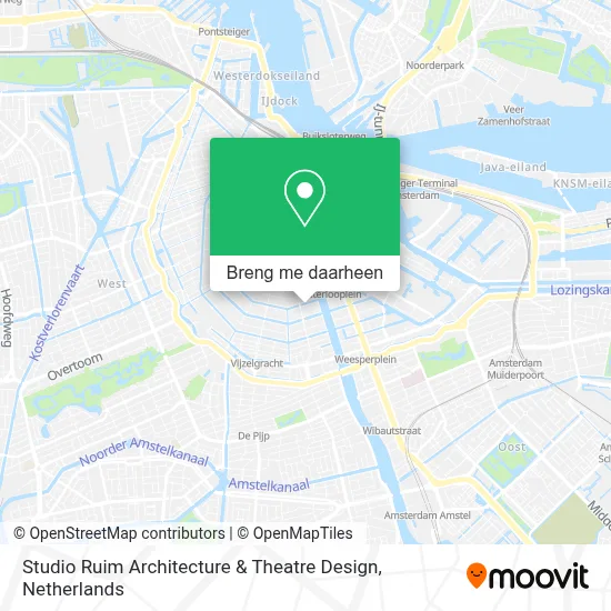 Studio Ruim Architecture & Theatre Design kaart