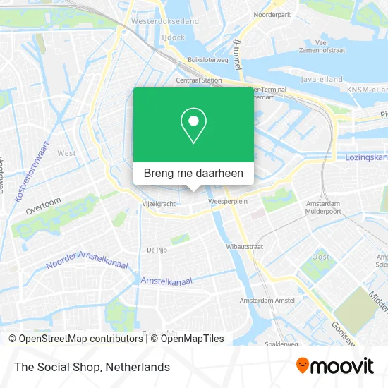 The Social Shop kaart