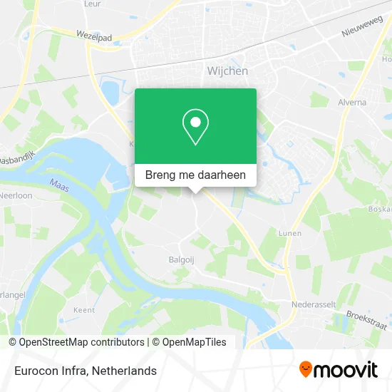 Eurocon Infra kaart