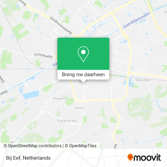 Bij Eef kaart